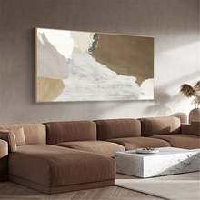 Extra Large Abstract Painting Original White Brown Beige Canvas Painting Oversized Canvas Art Wall Decor Hand Painted Wall Art 2024 - buy cheap