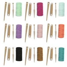 4pcs/set Natural Wooden Shuttle Stick Needle Knitting Weaving Loom Warp Thread Yarn Accessories DIY Handcrafts 2024 - buy cheap