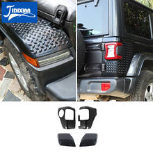 Mopai adesivos para luz traseira de carro para jeep wrangler jl, capa de proteção da lâmpada traseira, jeep wrangler jl 2018 + acessórios 2024 - compre barato