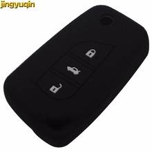 Jingyuqin 90pcs 3 Buttons Remote Silicone Cover Case Fob For Toyota Camry Highlander Corolla Prado Reiz Crown RAV4 Car Styling 2024 - buy cheap
