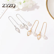 ZYZQ Korean Version of The Creative Artificial Pearl Earrings Tassel Long Earrings For Women Mother's Day Gifts 2024 - buy cheap