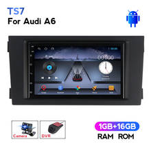 Автомобильный радиоприемник 1G RAM навигация GPS WIFI для Audi A6 C5 1997 - 2004 S6 2 1999 - 2004 RS6 1 2002 - 2006 мультимедиа 2024 - купить недорого