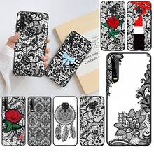 Funda de teléfono con Mandala de encaje Floral para Huawei, P40, P30, P20 lite Pro, Mate 30, 20 Pro, P Smart 2020 prime 2024 - compra barato