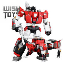Generation Toy Transformation G1 GT-11 GT11 Red Bull Mode Sideswipe Beast Warrior Action Figure Robot Toys 2024 - buy cheap