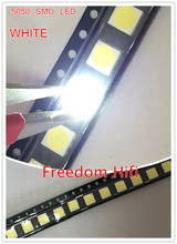 2000 Uds 5050 cálido blanco SMD/SMT 3-CHIPS LED PLCC-6 lámpara Super brillante luz de alta calidad 2024 - compra barato