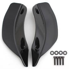 Plastic Motorcycle Side Wing Windshield Air Deflector For Harley Touring Road Glide 2015-2020 Models Black Fairing Accessories 2024 - buy cheap