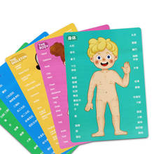Quebra-cabeças magnético de memória corporal, brinquedo educacional para aprendizagem precoce das crianças, presente de aniversário 2024 - compre barato