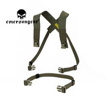 Emersongear d3crm equipamento de peito x-harness kit colete tático volta cinta no peito sistema de transporte paintball combate caça do exército 2024 - compre barato