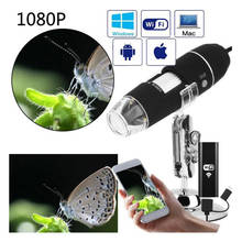 1080P 1000X WiFi digital microscope Iphone mobile phone for Android 8 LED 3in1 digital microscope USB endoscope zoom camera 2024 - buy cheap