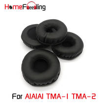 Homefeeling-almohadillas para TMA-1 AIAIAI, almohadillas para los oídos, redondas, universales, de cuero, almohadillas para los oídos 2024 - compra barato