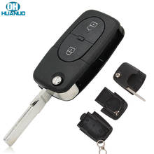 2 Button Blank Remote Key Shell for Audi A4 A2 A3 A6 A8 TT RS4 Uncut HU66 Blade CR2032 Large Battery Position 2024 - buy cheap