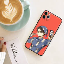 Levi Ackerman Shingeki no Kyojin anime For iPhone se 6 6s 7 8 plus x xr xs 11 pro max soft silicone phone case cover shell 2024 - buy cheap