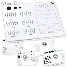Nail Art Mat Silicone Nail Templates Stamping Mat Foldable Washable Pad Tool For Manicure 2024 - buy cheap