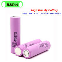 4pcs 100% Original 3.7V 2600mAh For Samsung 26F Rechargeable 18650 Li-ion Battery Real Capacity ICR18650 Batteries 2024 - buy cheap