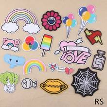 New arrival 10 pcs Embroidered patches both iron on sew on Jeans coat Tshirt bag shoe hat decor repair Motif emblem accessory 2024 - buy cheap