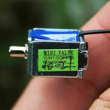 Válvula de escape elétrica micro solenoide dc 3.7v, válvula de escape eletromagnética aberta normalmente monitor de monitor 2024 - compre barato