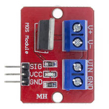 0-24v botão superior mosfet irf520 mos módulo de driver para arduino mcu arm raspberry pi 2024 - compre barato