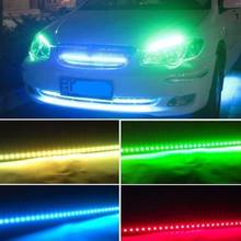 Tira de luces LED impermeable para decoración de coche, tira de luces de 30cm, 12 LED, 3528 SMD, 2 unids/set por juego 2024 - compra barato