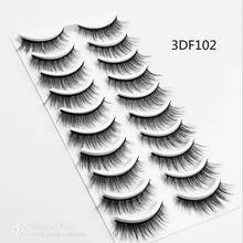 QUXINHAO  Eyelashes 10 Pairs 3D Mink Lashes Multilayer Natural False Eyelashes Made Makeup Eye Lashes 3D Mink Eyelashes 2024 - buy cheap