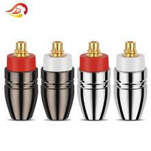 QYFANG Stereo Adapter Aluminum Alloy Plug Audio Jack Gold Plated Copper Earphone Pin Wire Connector For m7 m9 z1r HiFi Headphone 2024 - buy cheap