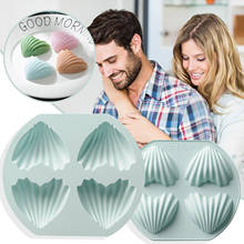 Madeleine-Molde de silicona con forma de corazón para hornear, utensilios de pastelería para Mousse, jabón, 4 unidades, 2021 2024 - compra barato