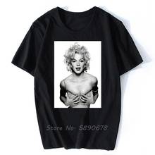 Camiseta Sexy de diosa Marilyn Monroe para mujer, ropa de calle Punk Harajuku Vintage Kawaii de algodón de manga corta, de talla grande 2024 - compra barato