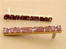 1pcs for ALPHA 75mm straight slide potentiometer Single joint fader W100K / inner foot  handle length 15MMC 2024 - buy cheap