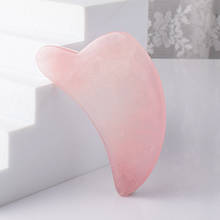 100% Natural Rose Quartz Gua Sha Tool New Dolphin Shape Body SPA Acupuncture Scraping Massage Eye Face Neck Health Care Massager 2024 - buy cheap