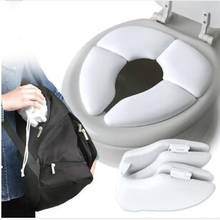 New Arrival Kids Potty Seat Cushion Foldable Soilet Seat Baby Toddler Travel Folding Padded Potty Seat Cushion Toilet Training 2024 - buy cheap
