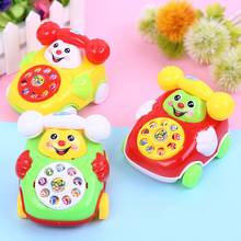 Children's Simulation Phone Toys Kids Baby Cartoon Pull Line Phone Gift Develop Intelligence Education Toys For Children Kids 2024 - buy cheap