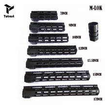 Totrait ar15 m-lok mlok 7 "9" 10 "12" 13.5 "15" 17 "19" 22 "magro livre float M-LOK handguard picatinny rifle scope montar com porca de aço 2024 - compre barato