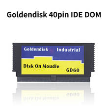 Goldendisk IDE DOM SSD MLC 40-Pin 2 ГБ/4 ГБ/8 ГБ/16 ГБ/32 Гбайт DOM диск SSD на модуле, промышленная флэш-память 40 Pins MLC 2024 - купить недорого