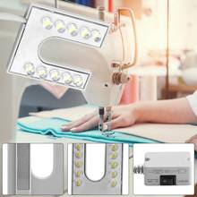 10LED Portable Sewing Machine Light LED Light Magnetic Mounting Base Gooseneck Lamp For All Sewing Machine Lighting AC 110-265V 2024 - buy cheap