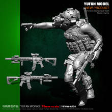 YUFAN-figura de resina modelo 1/24, soldado americano, YFWW-1834 2024 - compra barato