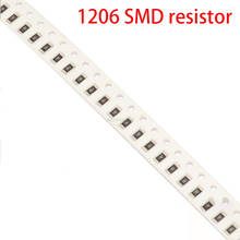 100 шт. 1206 SMD резистор 1% 390 Ом 391 390R 390ohm 2024 - купить недорого