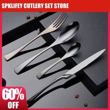 Spklifey Cutlery Steel Cutlery Set Stainless Steel Cutlery Fork Spoon Forks Knives Spoons and Fork Set Tableware Dinner Sets 2024 - buy cheap