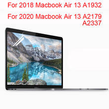 Глянцевая прозрачная защитная пленка для экрана для 2020 Macbook Air 13 A2179 A1932 2024 - купить недорого