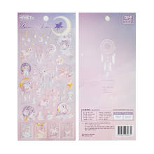 Korean Import Brand Manet Dream Catcher Unicorn Cute Stickers Scrapbooking Diy Diary  Label Sticker Stationery 2024 - buy cheap