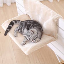 Кошка гамак съемный подоконник кошки висит кровать котенок солнечное сиденье снаружи крепление домашних животных удобные полки кровати подшипник 30 кг 2024 - купить недорого