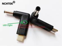 NCHTEK 19,5 в USB Тип C штекер на DC 4,5*3,0 мм штекер конвертер адаптер эмулятор PD триггер светодиодный светильник кой/Бесплатная доставка/2 шт. 2024 - купить недорого