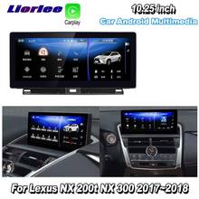Liorlee For Lexus NX 300 NX 200t 2017-2018 Car Radio Android Multimedia GPS Navigation Player DVR Driving Video Recorder 2024 - buy cheap