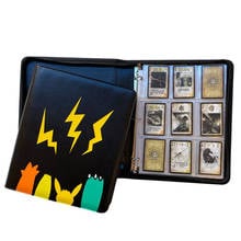 240-414PCS Card Album for Cartoon Anime Game Card EX GX Collectors Pockets Trading Card Sleeves Side Binder Album Pages NameCard 2024 - buy cheap