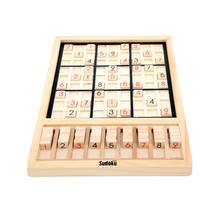 Wooden Sudoku Puzzles Board Game With Drawer 81 Sudoku Puzzles Tiles For 1-9 Numbers Puzzles Math Brain Teaser Desktop Toys 2024 - buy cheap