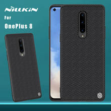 for Oneplus 8 7 7 pro 6T Case Nillkin 3D Textured Nylon Back Cover Soft Edge Ultra-Thin Phone Case for OnePlus 8 1+8 2024 - buy cheap