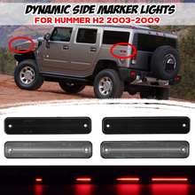 2/4pcs LED Side Marker Repeater Lights Flowing Side Turn Signal Light Lamp Front and Rear Indicator for Hummer H2 2003-2009 2024 - buy cheap