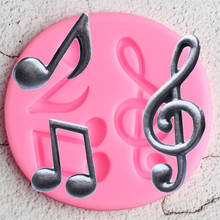 Music Notes Shape Silicone Cake Mold Fondant Cake Chocolate Candy Mould Kitchen Baking Cake Decoration Tools 2024 - buy cheap