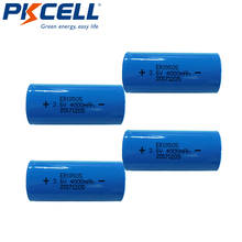 4 шт. PKCELL ER18505 18505 3,6 В Размер литиевая батарея ER18505 4000 мАч Li-SOCl2 батарея PLC 2024 - купить недорого