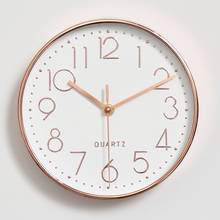 8/10/12/ inch Quartz Wall Clock Plastic Antique Designer Watches Home Decor Living Room Bedroom Silent Wall Clocks Modern Design 2024 - buy cheap