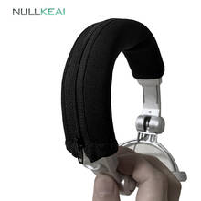 NULLKEAI Replacement Headband Cover Zipper Cushion For Audio-Technica ATH-ANC7B Headphones 2024 - buy cheap