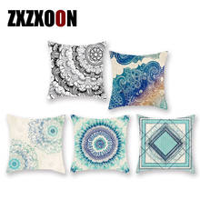 Decorative Throw Pillows Case Mandala Boho Geometric Polyester Sofa Cushion Cover for Home Living Room Decoration 45x45cm 2024 - buy cheap